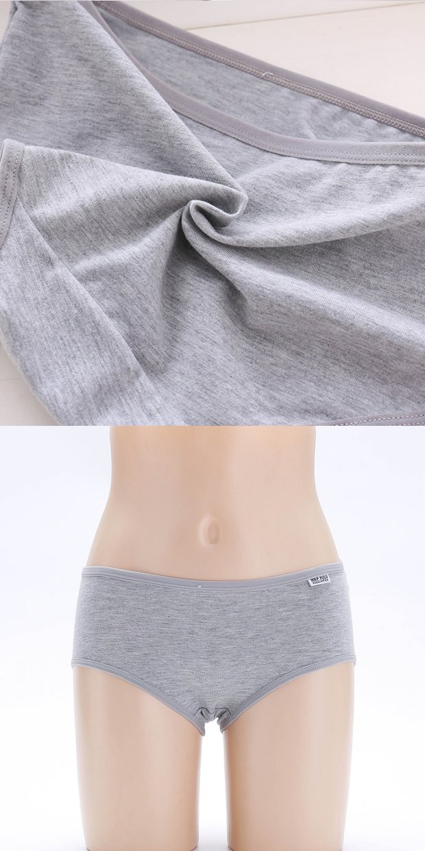 Mùa hè mới thoáng khí tinh khiết trắng đồ lót phụ nữ hộp quà tặng đồ lót năm tải set quần sịp nam đẹp